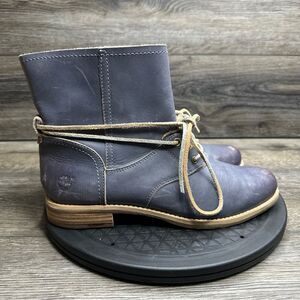 Timberland Earthkeepers  Boots Women Size 8.5 Anti-Fatigue Purple Gray